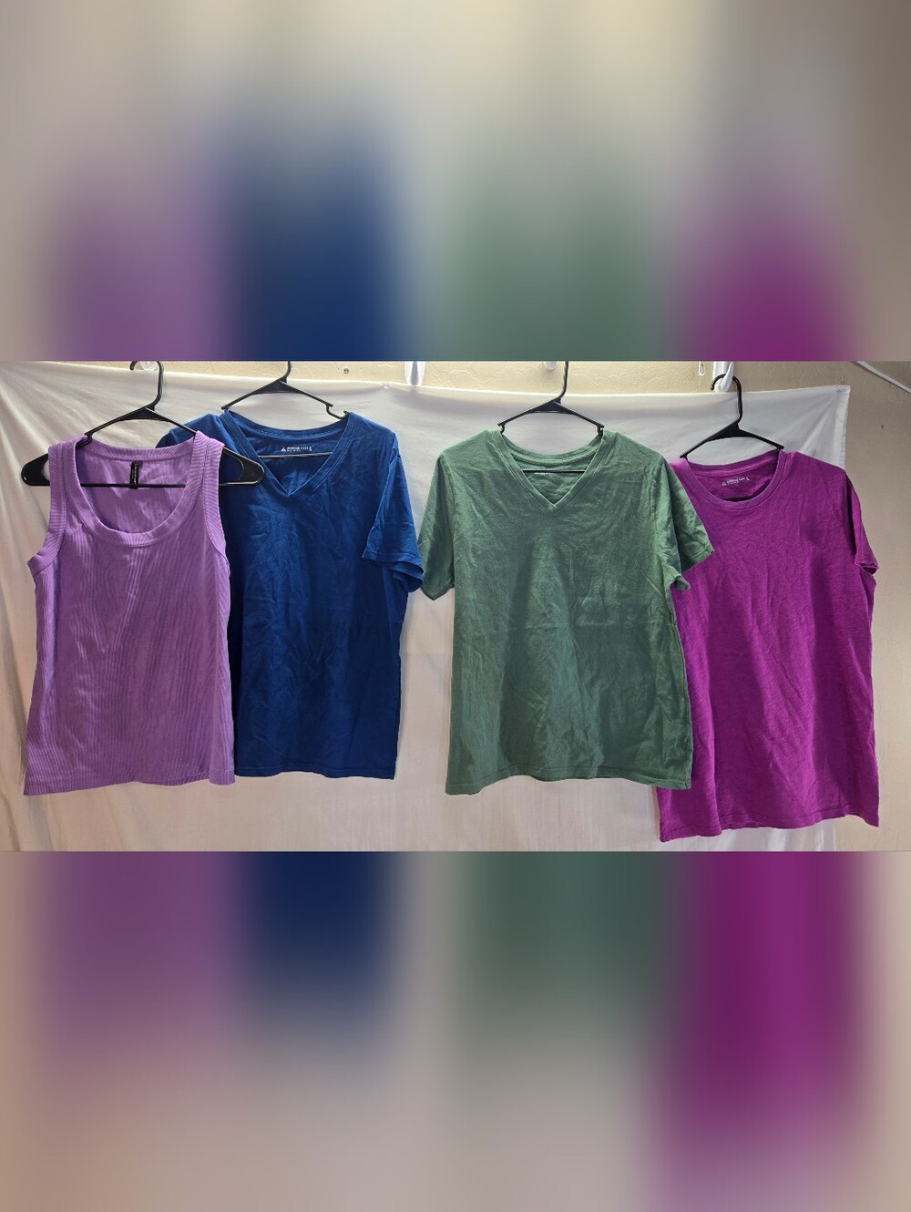 Lot of 4 American Giant Women's Large Short Sleeve Shirts NWOT